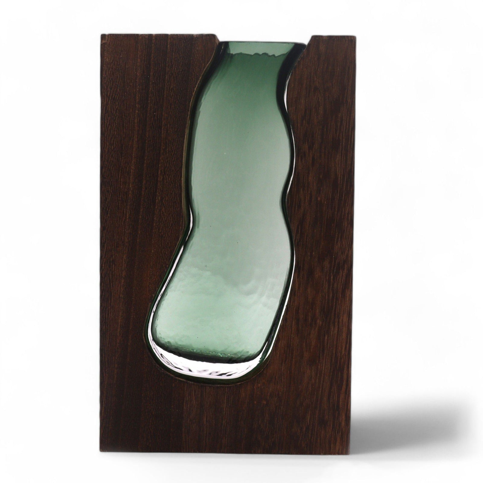 Glass Vase/Terrarium inside Dark Tung Wood product image