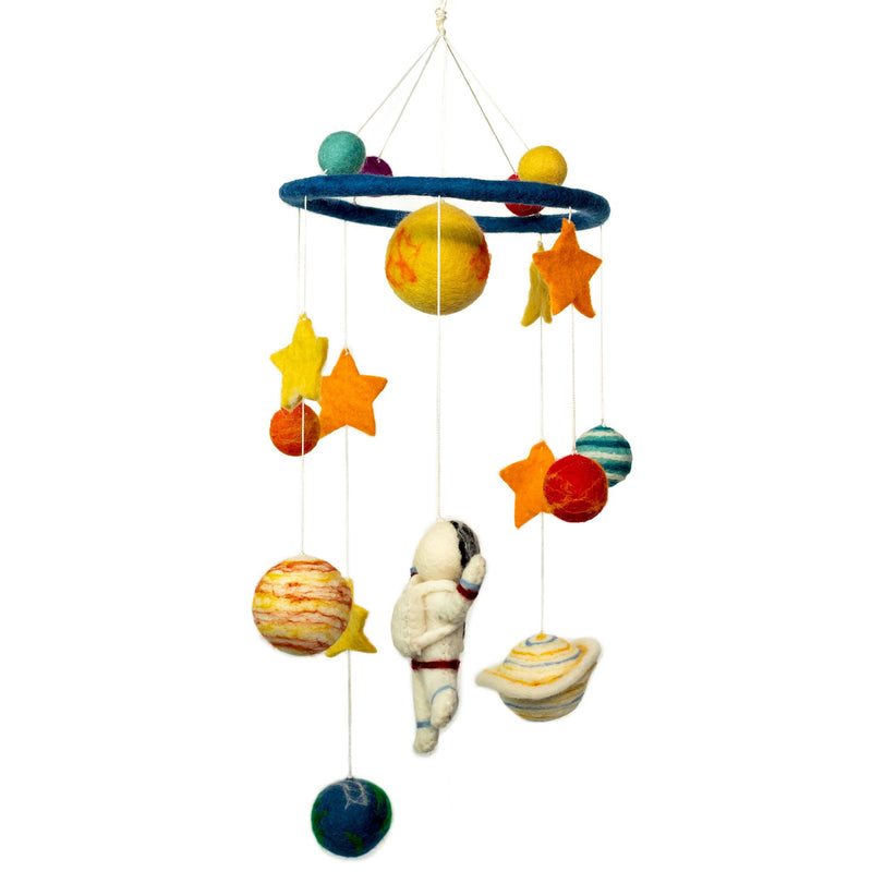 Handmade Felt Mobile - Starman & Planets product image