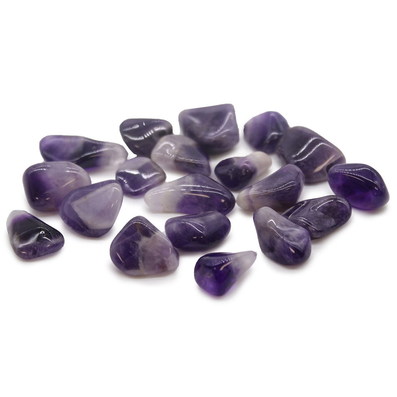 M Tumble Stone - Ameythst Banded (Grade A) product image