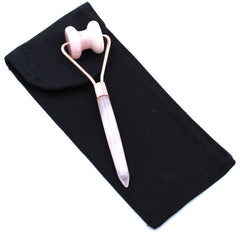 Gemstone Jawline Roller - Rose Quartz product image