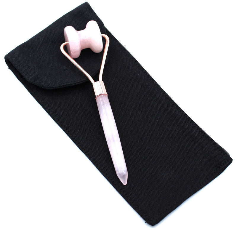 Gemstone Jawline Roller - Rose Quartz product image