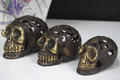 Vintage Brass Skull - Small product image 3