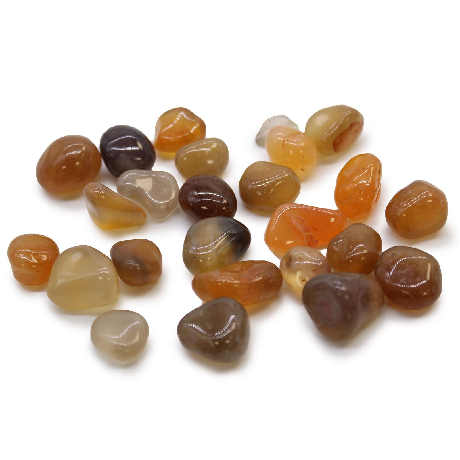 Small African Tumble Stones - Carnelian Agate - Mozambique product image