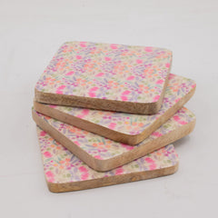 Set of 4 Square Coasters - Pretty Floral product image 3