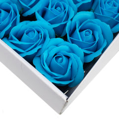Craft Soap Flowers - Med Rose - Sky Blue product image 8