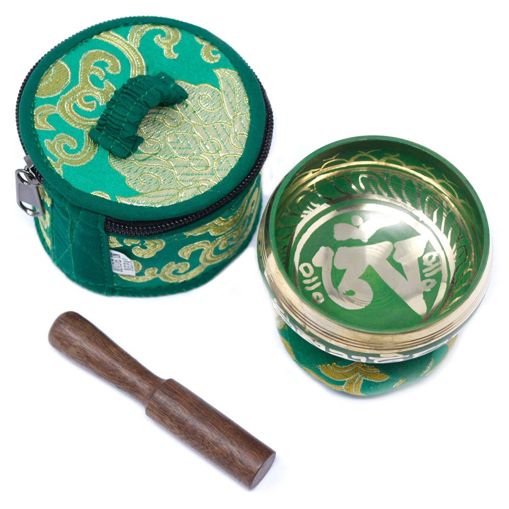 Mini Singing Bowl Gift Set - Green product image 5