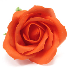 Craft Soap Flowers - Med Rose - Sunset Orange product image 7