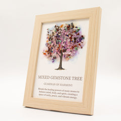 Gemstone Picture - Tree of Life - Multi (20x14.7x1cm) product image