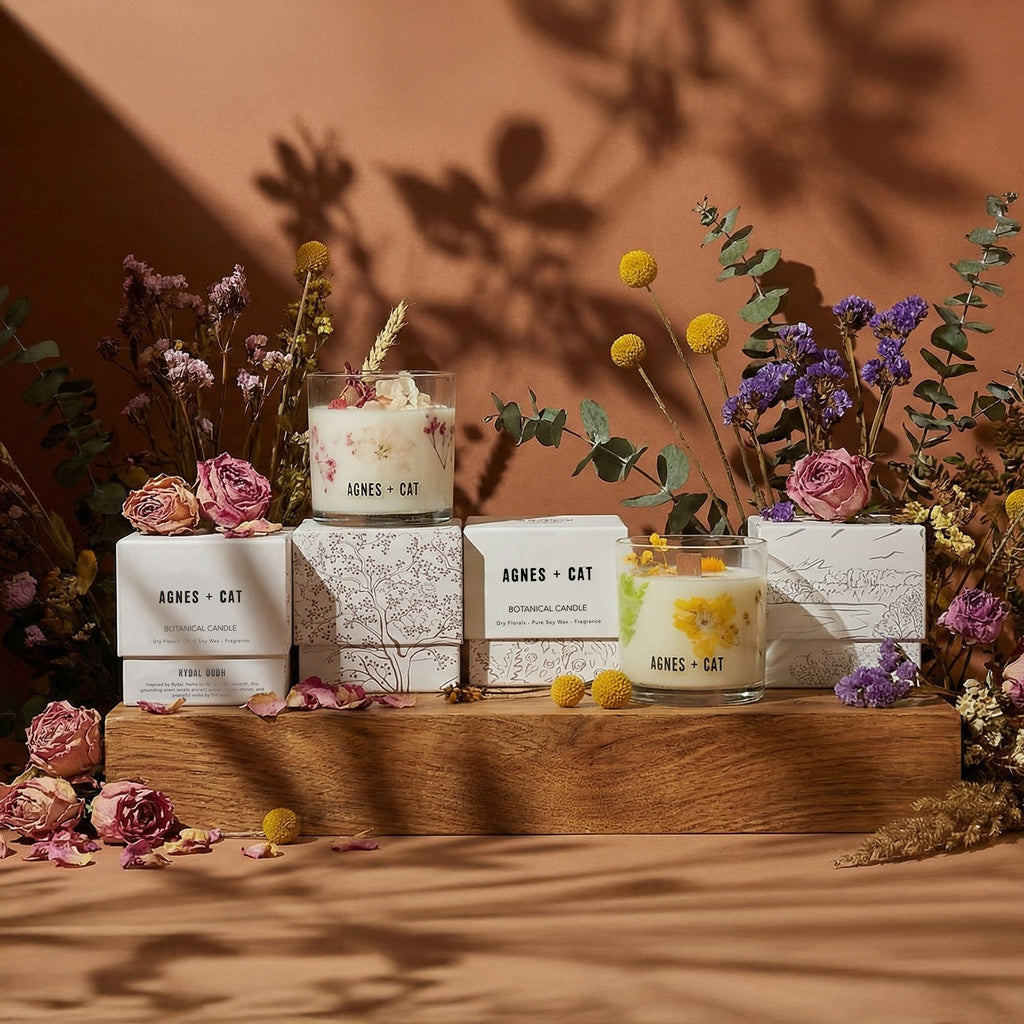 Agnes + Cat Botanical Soy Wax Candle - Seasalt & Moss product image 8