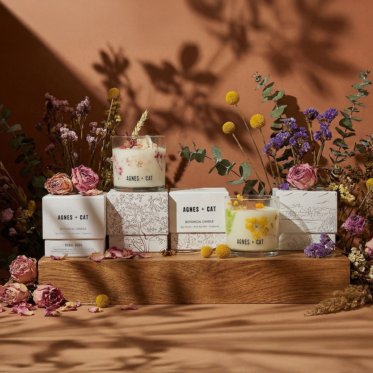 Agnes + Cat Botanical Soy Wax Candle - Seasalt & Moss product image 8