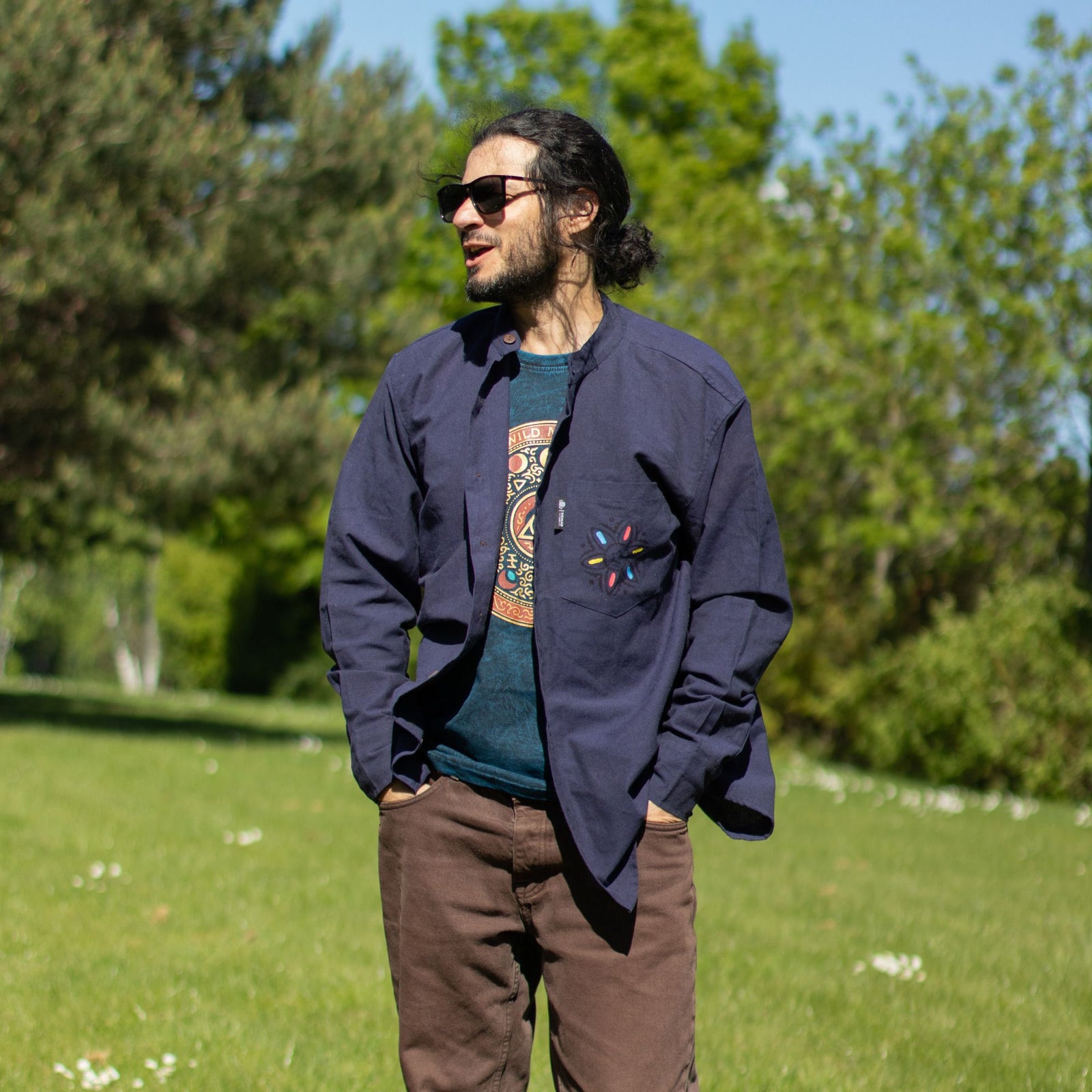 Nomad Sari Kathmandu Shirt - Indigo - XXL product image