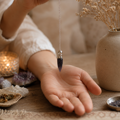 Secret Cavity Discovery of Truth Pendulum - Amethyst - Silver Plated product image 3