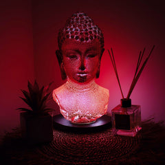 Buddha Bust Lamp Molton Lava - Oval stand product image 3