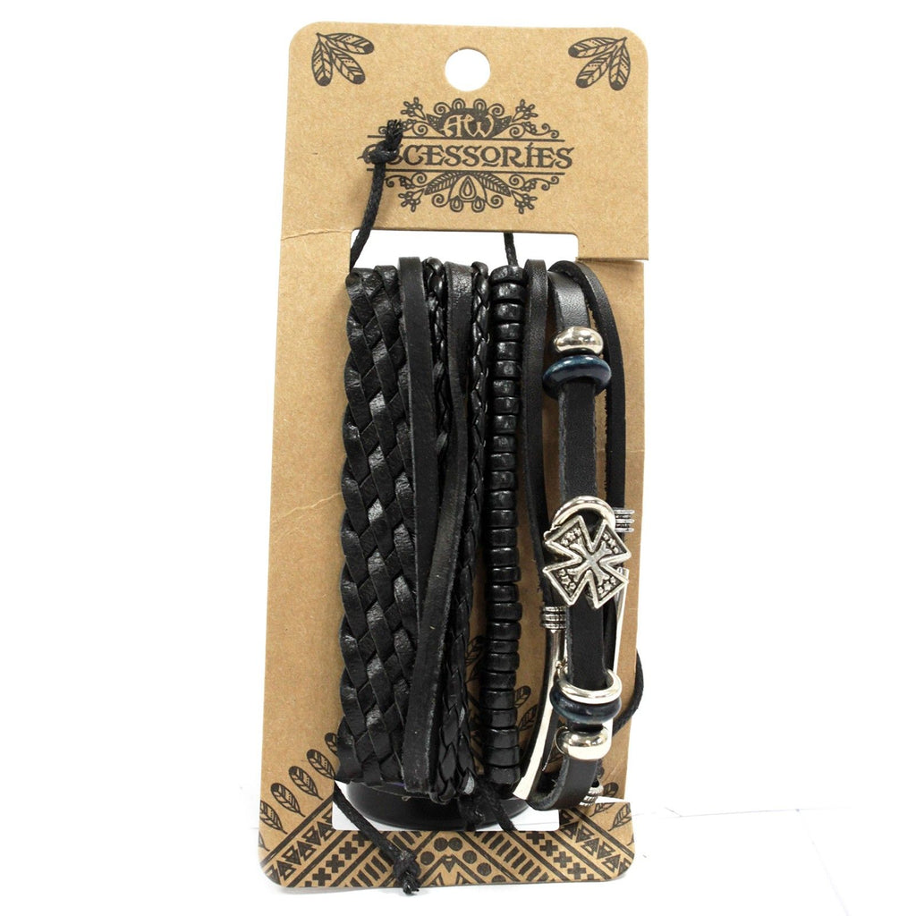 Mens Bracelet Sets - Black & Macho (asst) product image 3