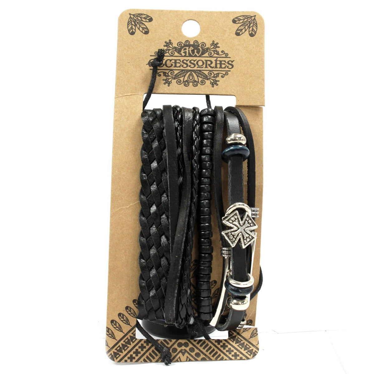 Mens Bracelet Sets - Black & Macho (asst) product image 3