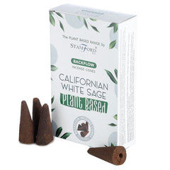 Plant Based Backflow Incense Cones - Californian White Sage product image