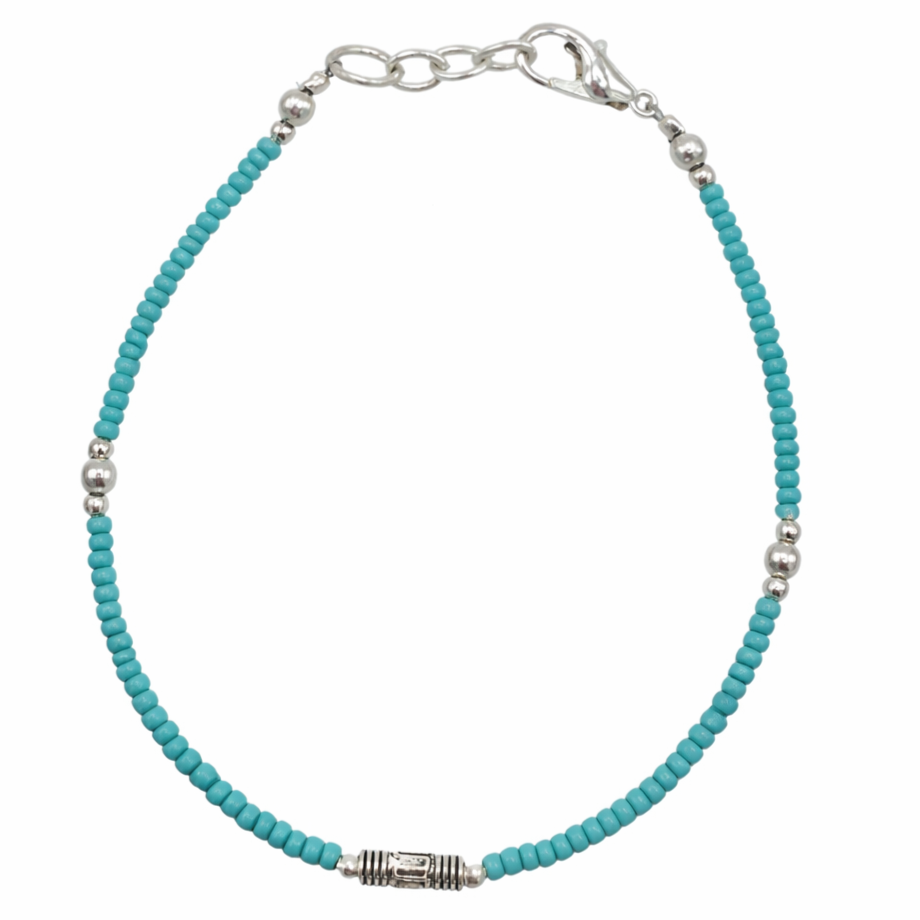 Nepalese Extra Fine Gem Bracelet - Turquoise & Teardrop product image 3