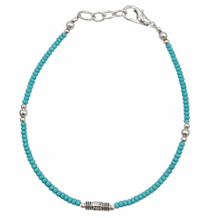 Nepalese Extra Fine Gem Bracelet - Turquoise & Teardrop product image 3