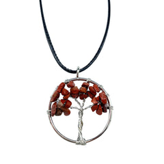 Tree of Life Pendant - Red Jasper product image