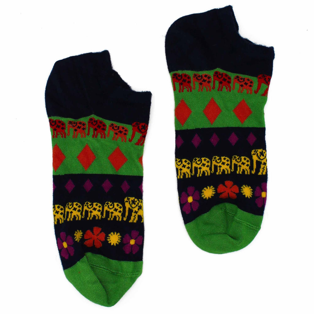 S/M Hop Hare Bamboo Socks Low (3.5-6.5) - Lucky Elephant product image 2