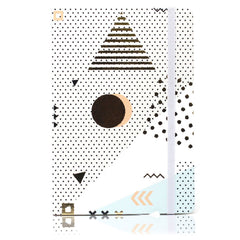 Cool A5 Notebook - Assorted Designs - Golden Abstract product image 4