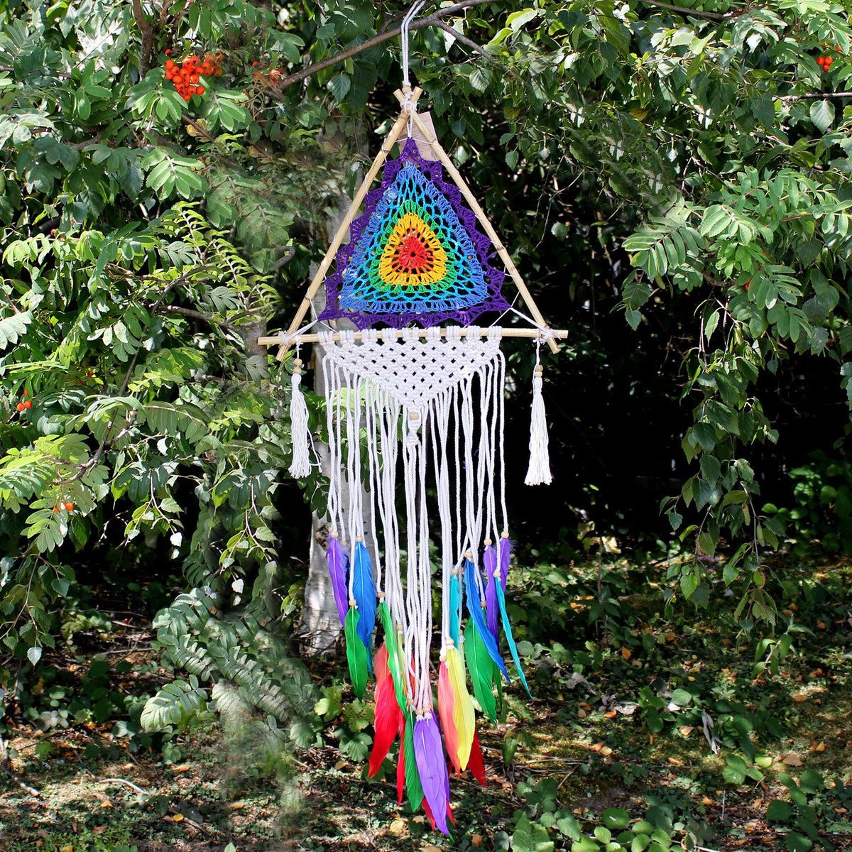 Bali Dream Catchers - Med Multi Pyramid product image 3