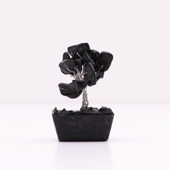 Mini Gemstone Tree On Orgonite Base - Black Agate (15 stones) product image 3