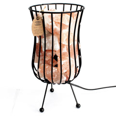 Tall Salt Rock Brazier, Pink Salt Chunks, Cable & Bulb product image 3