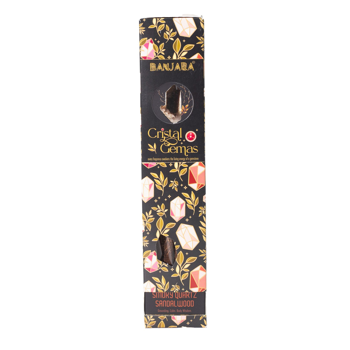 Banjara Cristal Gemas Incense Sticks - Smoky Quartz Sandalwood - product image 4