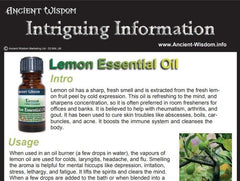 Lemon Essential Oil Info product image