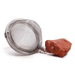 Raw Crystal Gemstone Tea Strainer - Red Jasper product image 4