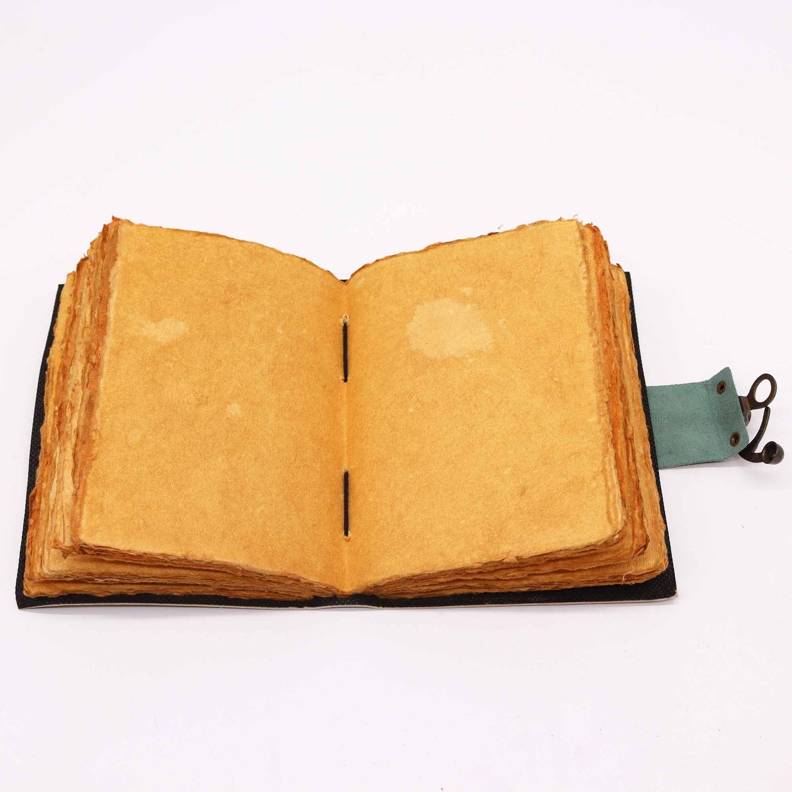Leather "Moon Phases" Deckle-edge Notebook product image