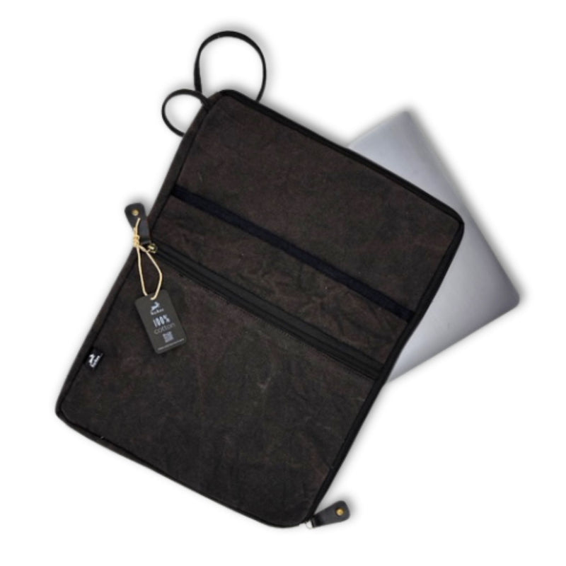 Stonewash Large Laptop Pouch - Charcoal product image
