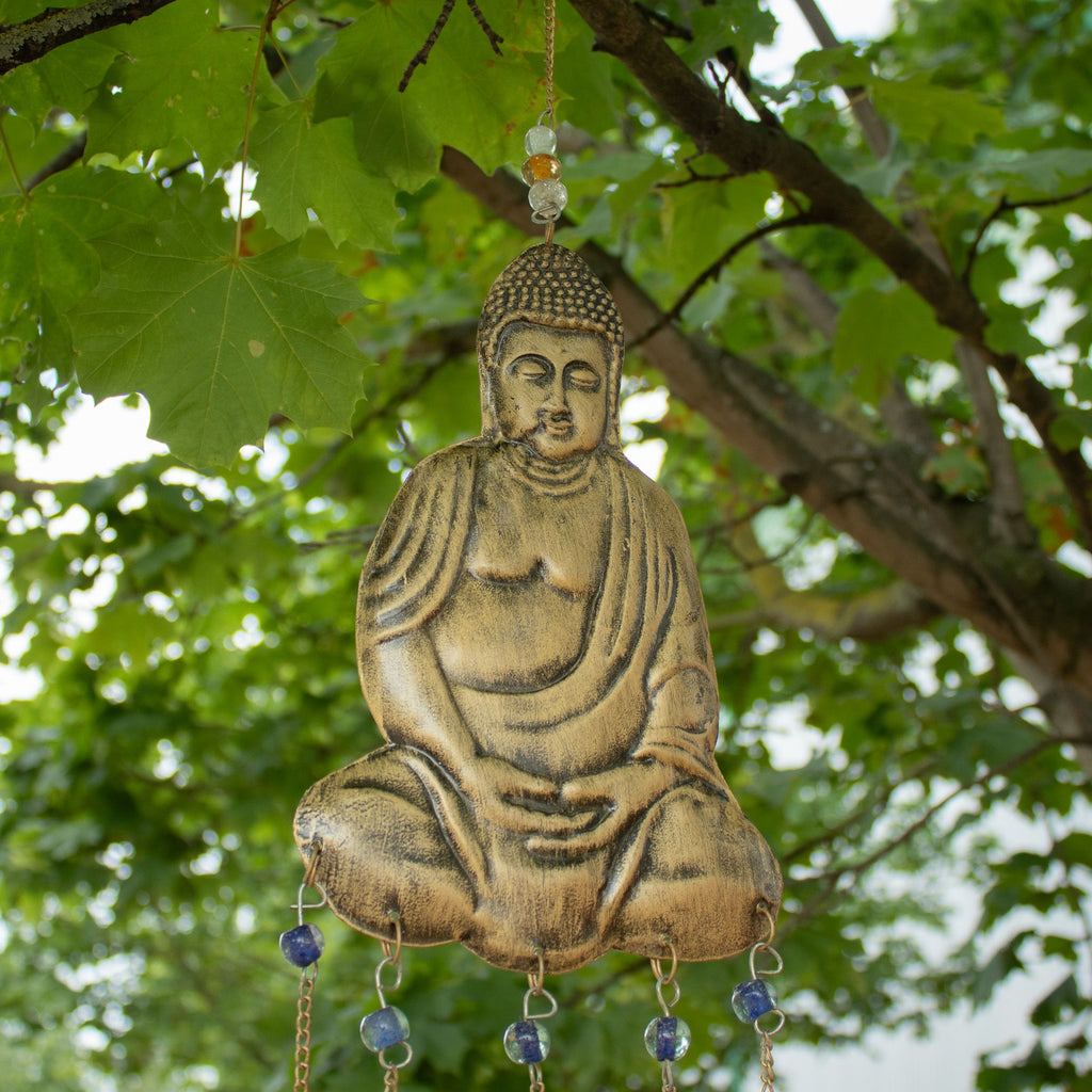 Indian Chimes - Lrg Buddha 5 Bell Chimes product image 5
