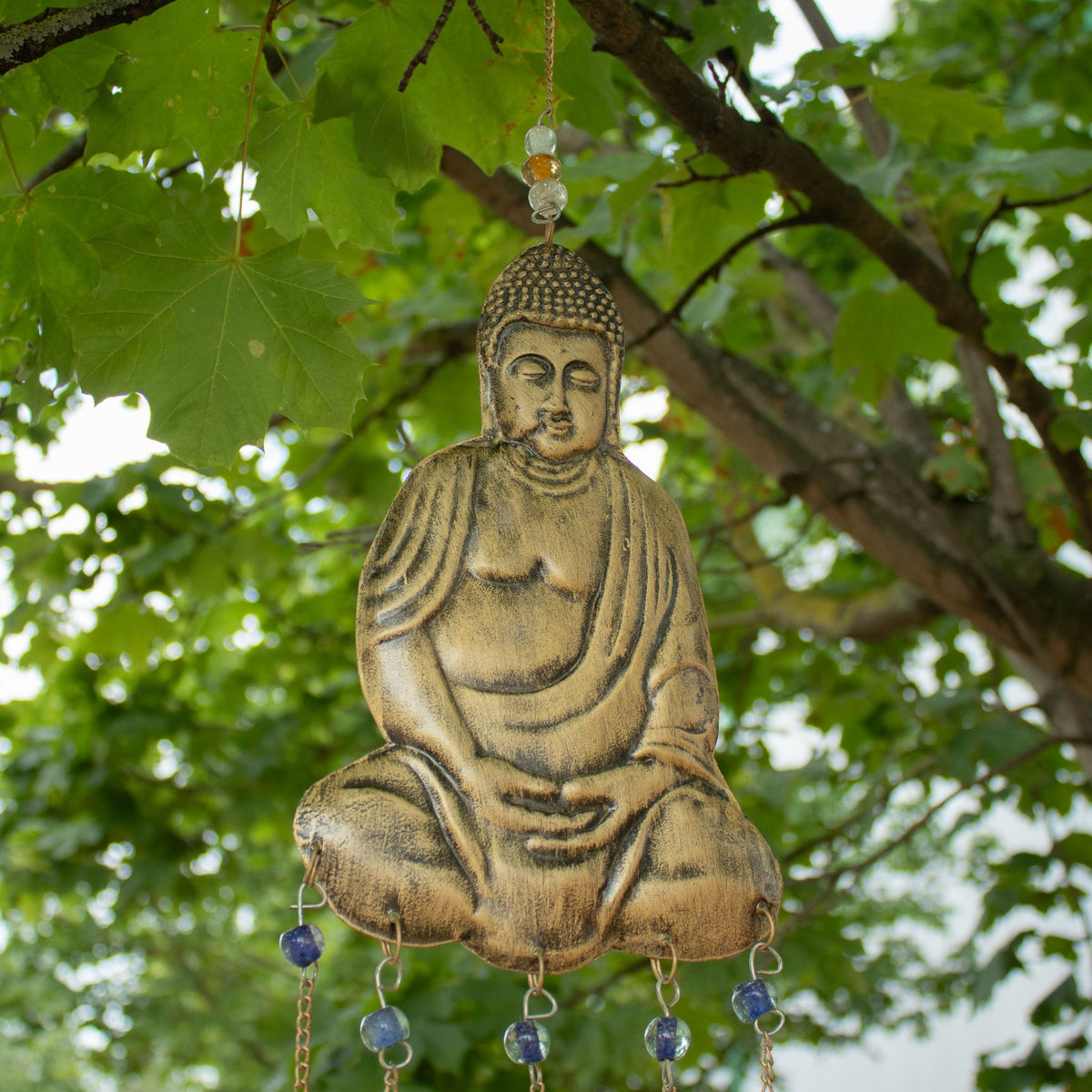 Indian Chimes - Lrg Buddha 5 Bell Chimes product image 5