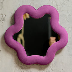 Soft Squiggly Mirror – Star – Mauve (33x31x2.3cm) product image 5