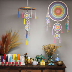 Large Drama Dreancatcher - Pastal Rainbow product image 2