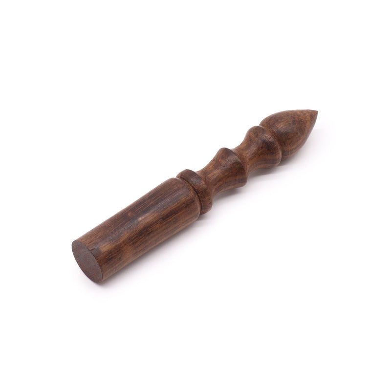 Wooden Stick - 12cm - Shaped Handle - no leather product image
