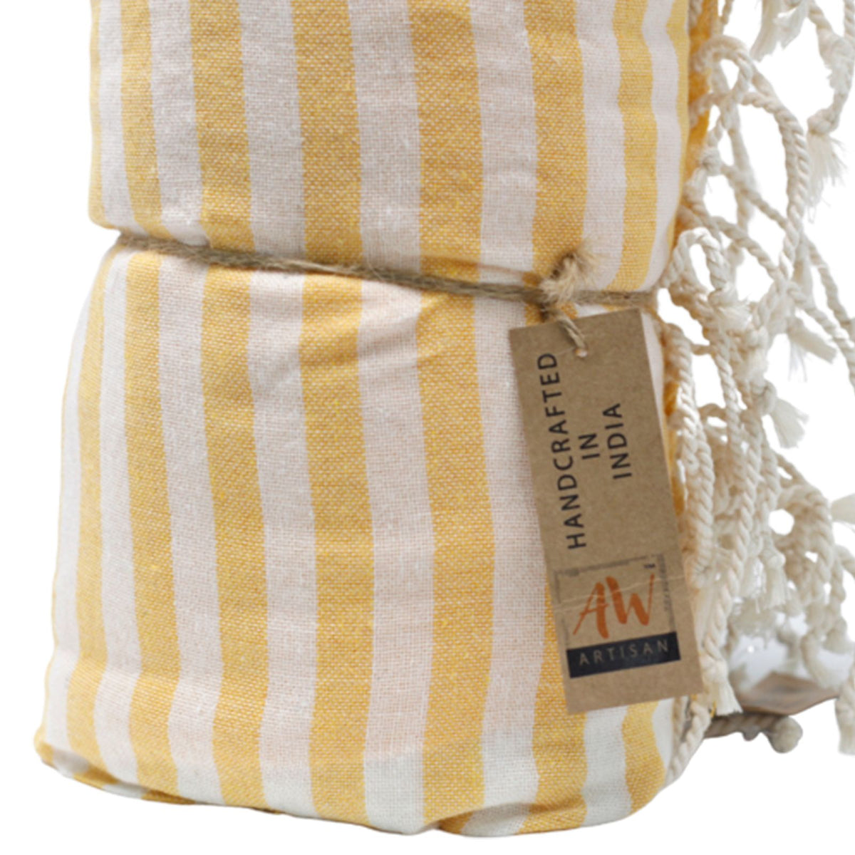 Cotton Pario Towel - 100x180 cm - Sunny Yellow product image 4