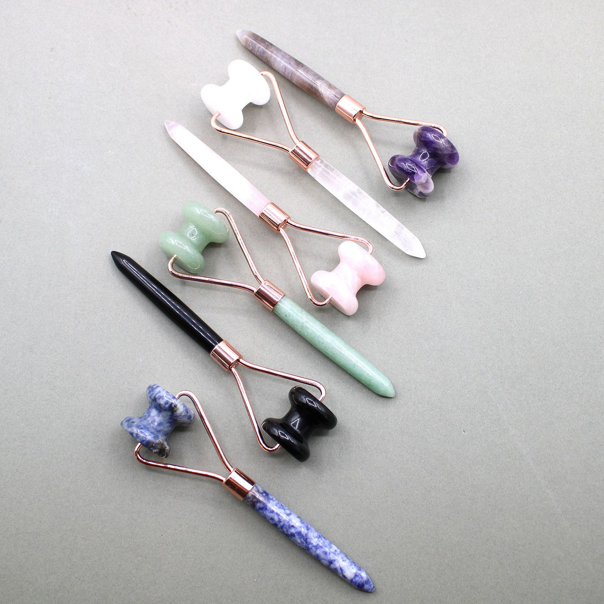 Gemstone Jawline Roller - Rock Quartz product image 2