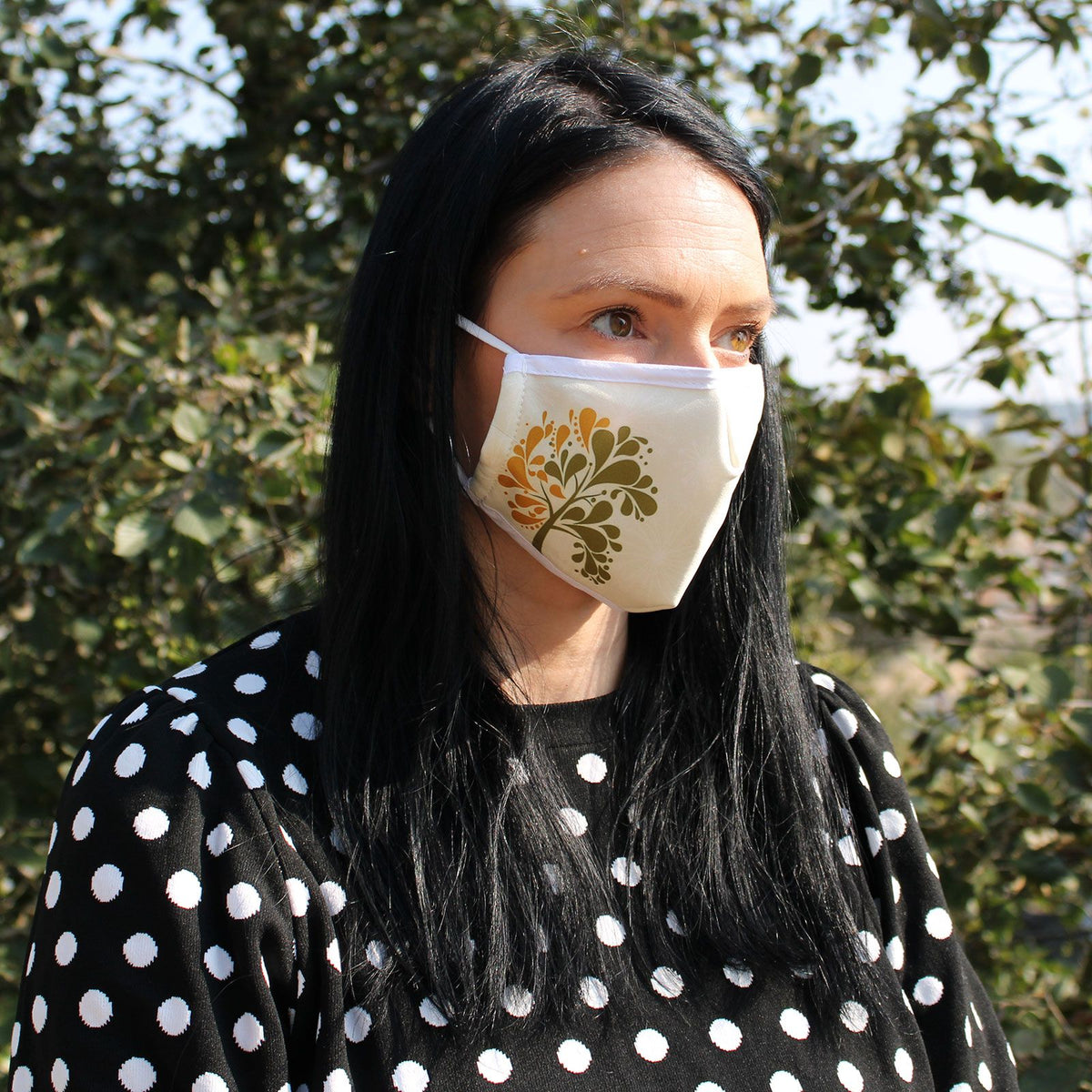 Reusable Fashion Face Covering - Golden Tree (Adult) - product image 2