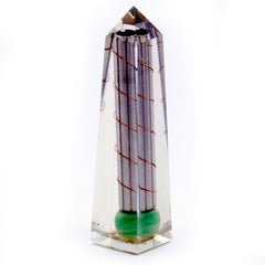 Orgonite Obelisk Power Point Green Aventurine - 110x30 mm product image