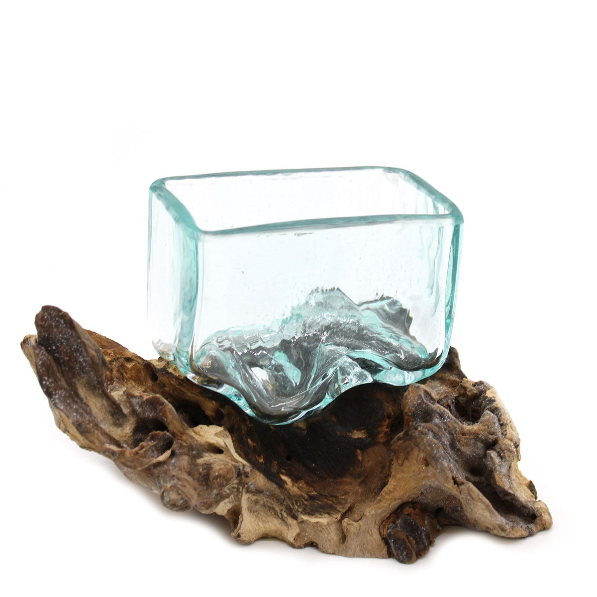 Molten Glass Tank on Wood with Stand - Small Bowl product image 6