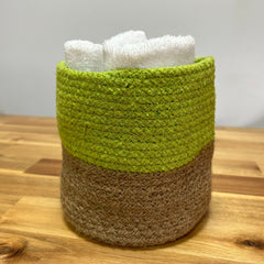 Set of 3 Cotton Rope Storage Baskets - Pistachio product image 4