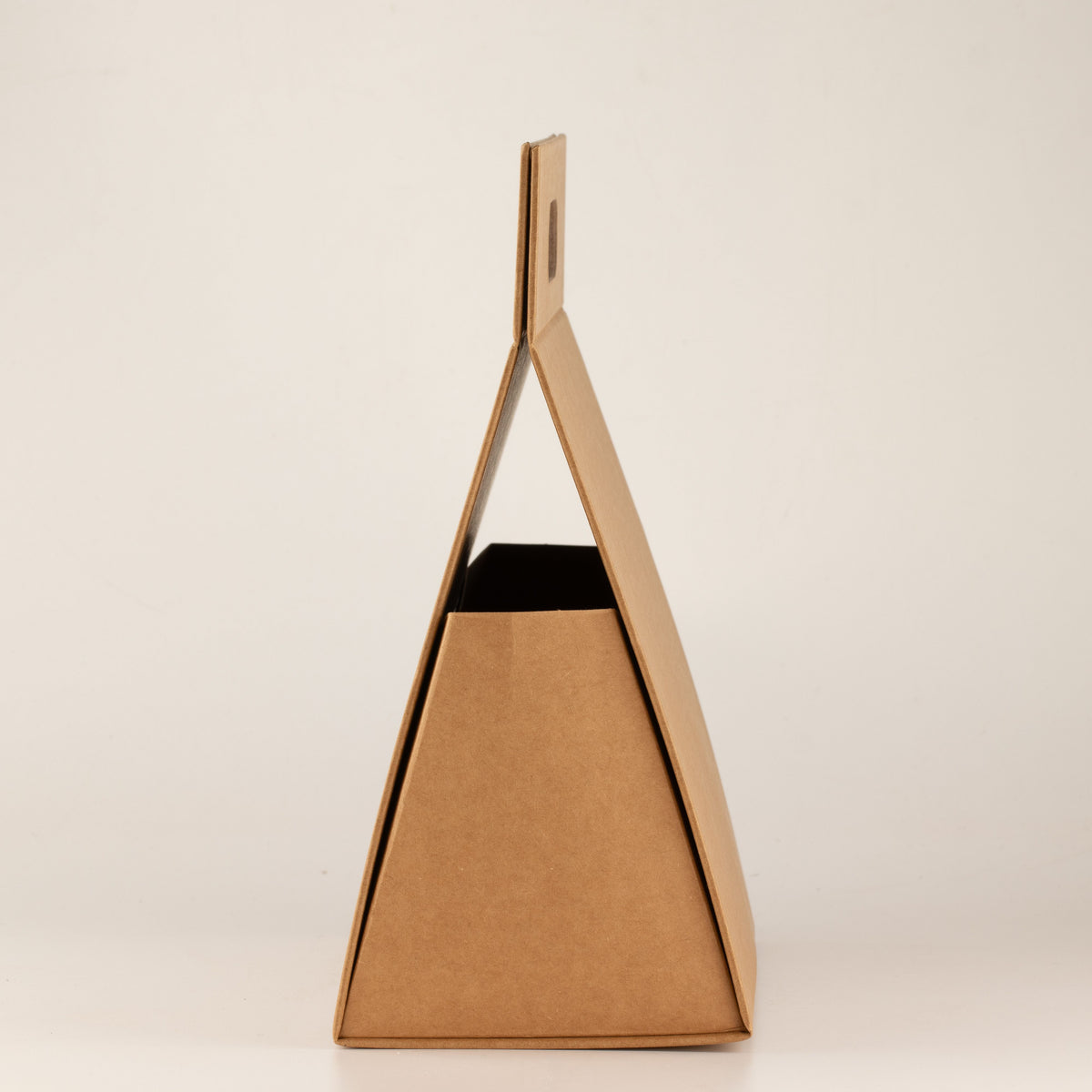 Flat Pack Gift Box - Lrg Hand Box (28x12.5x26cm) - Brown Craft - product image 3