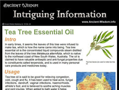 Tea Tree Essential Oil Info product image