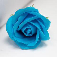 Craft Soap Flowers - Med Rose - Sky Blue product image 7