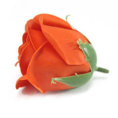 Craft Soap Flowers - Med Rose - Sunset Orange product image 6