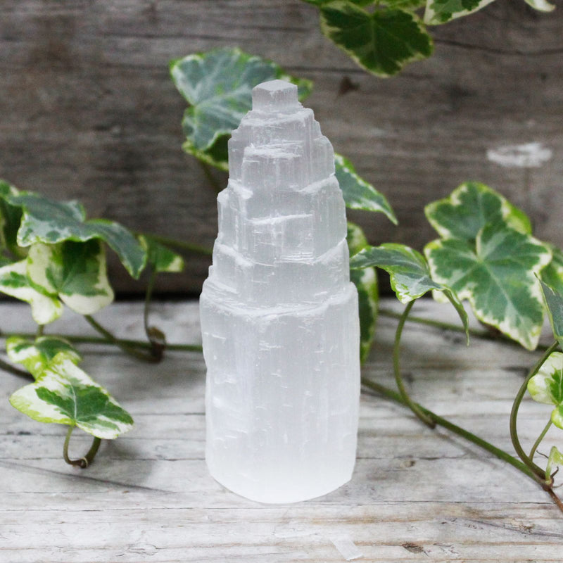 Natural Selenite Tower - 10 cm product image
