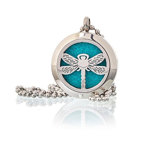 Aromatherapy Diffuser Necklace - Dragonfly 25mm product image